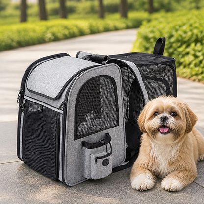 Ortekor Expandable & Foldable Breathable Pet Backpack