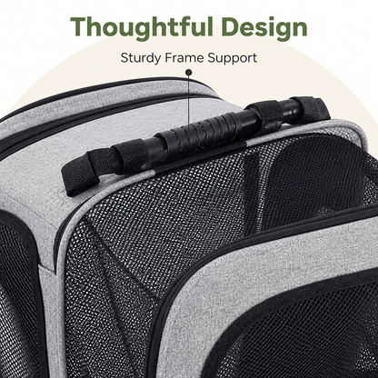 Ortekor Expandable & Foldable Breathable Pet Backpack