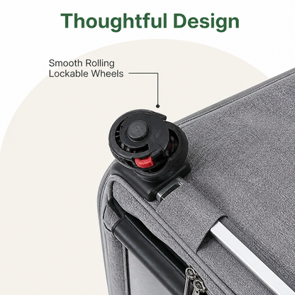 Ortekor Extra Large Detachable & Foldable Travel Carrier