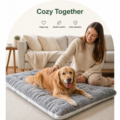 Ortekor Extra-Large Plush Sofa-Style Dog Bed