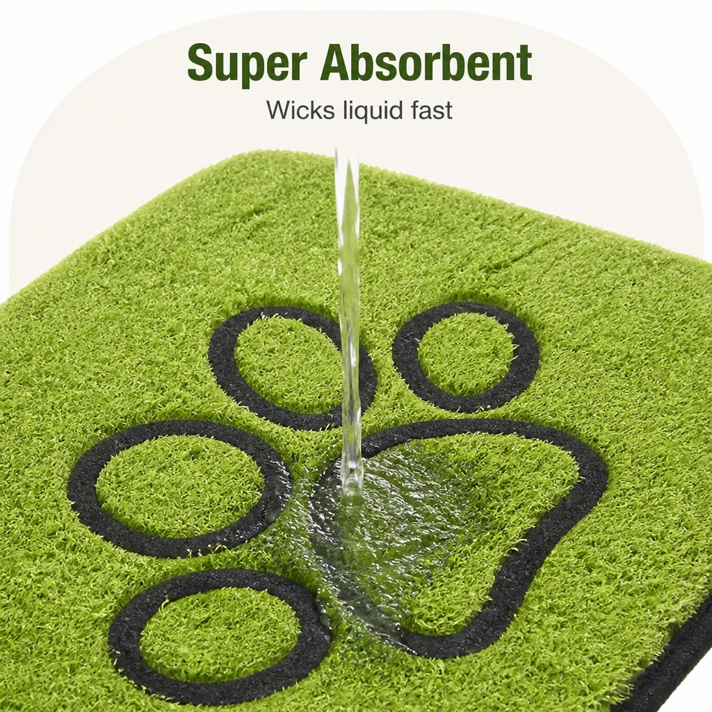 Ortekor Faux Grass Quick-Dry Waterproof Potty Mat