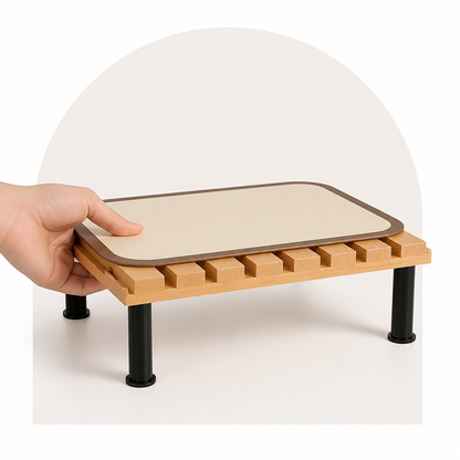 Ortekor Fixed-Height Ergonomic Plastic Feeding Stand