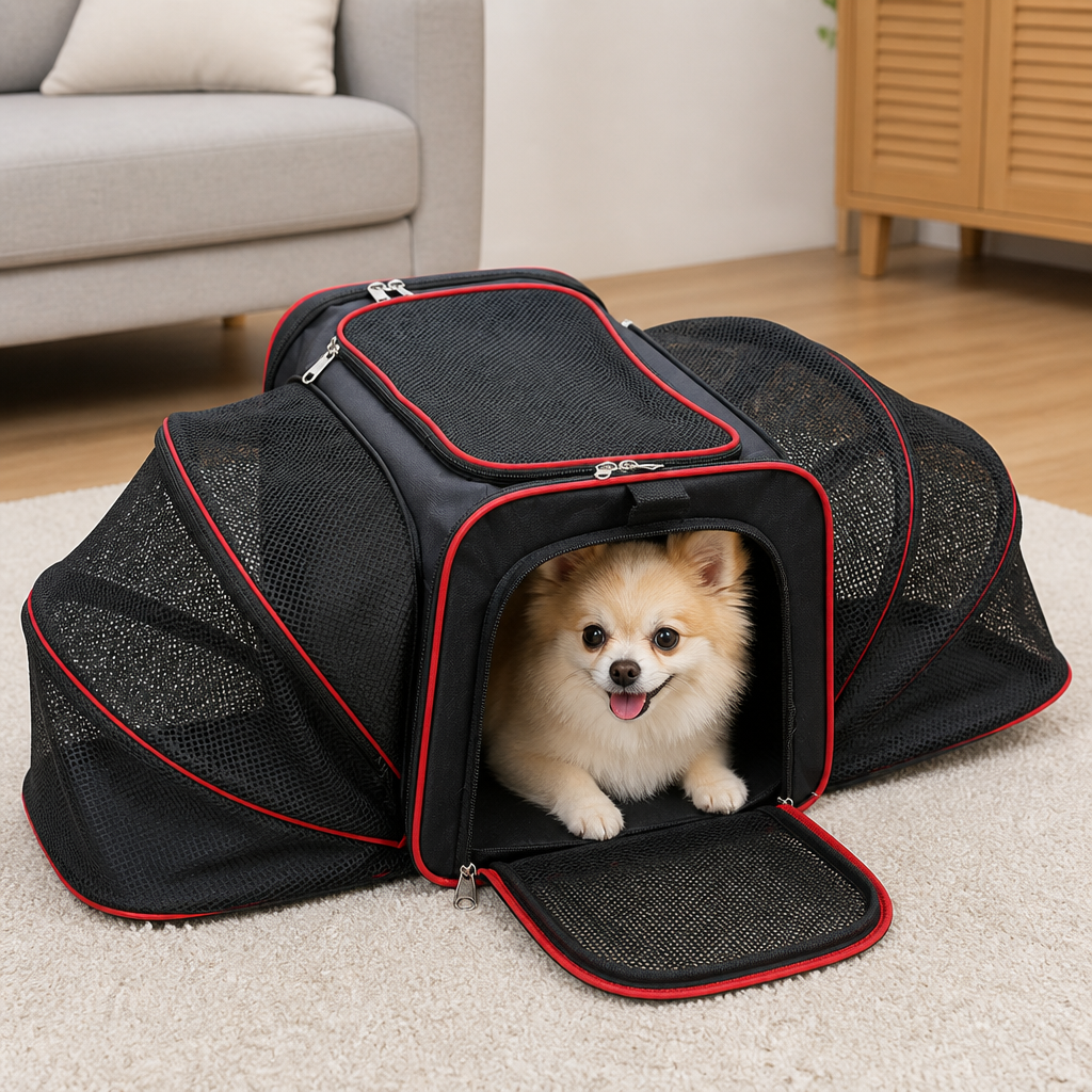 Ortekor Foldable & Breathable Mesh Pet Carrier