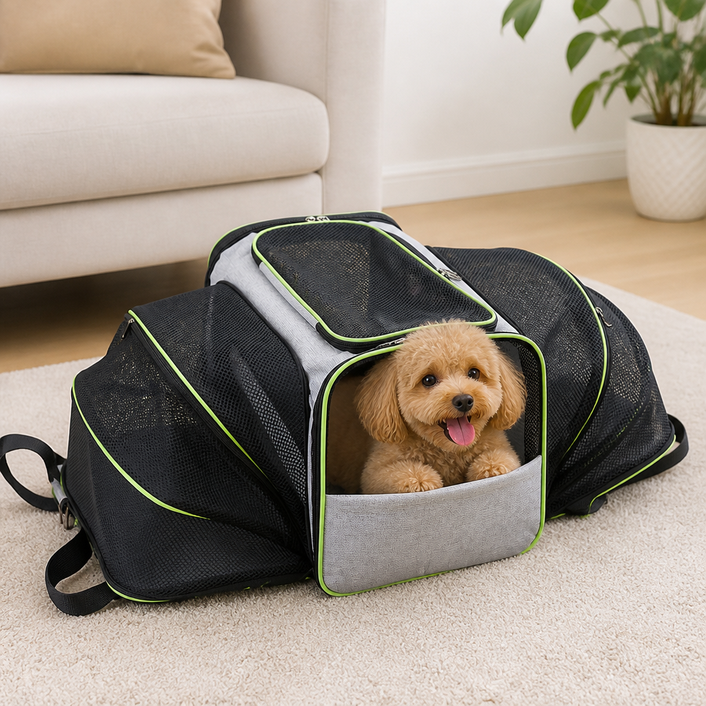 Ortekor Foldable & Breathable Mesh Pet Carrier