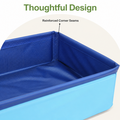 Ortekor Foldable Non-Inflatable Anti-Slip Pet Pool