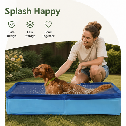 Ortekor Foldable Non-Inflatable Anti-Slip Pet Pool