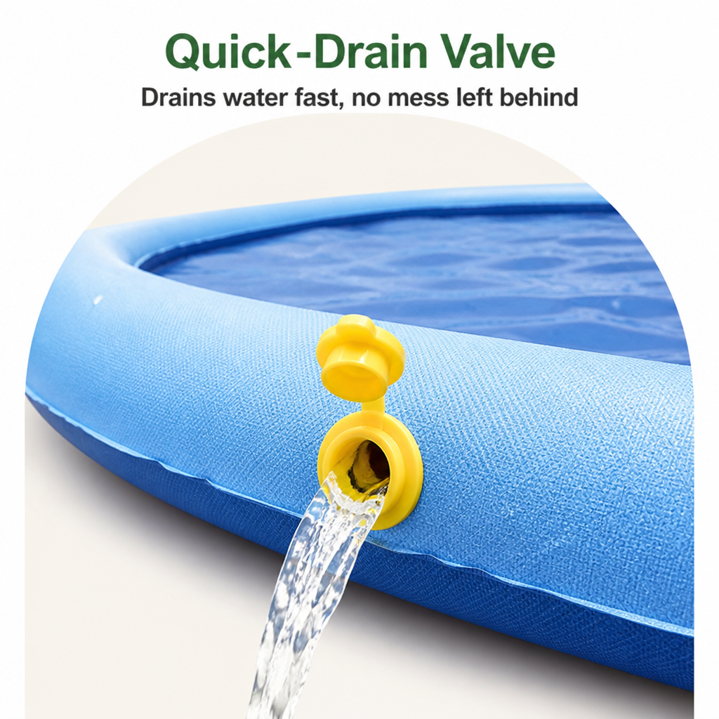Ortekor Foldable & Quick-Drain Splash Pad