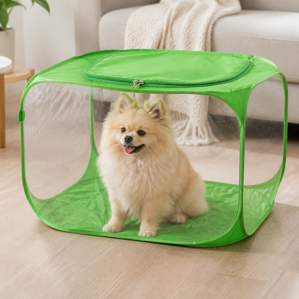 Ortekor Foldable Zipper Top Pet Playpen