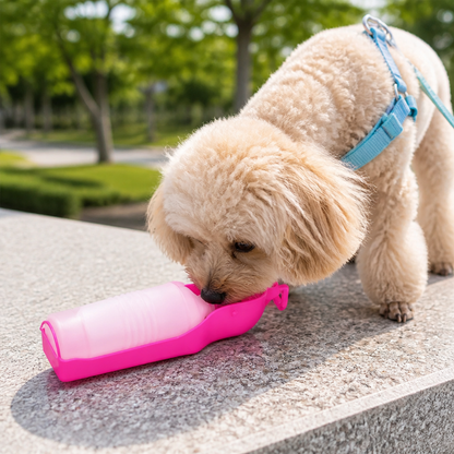Ortekor Food-Grade One-Hand Dog Water Bottle