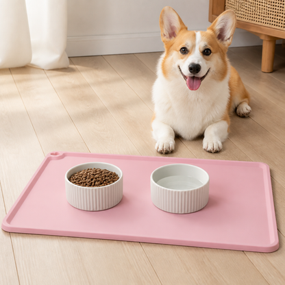 Ortekor Food-Grade Silicone Waterproof & Non-Slip Feeding Mat