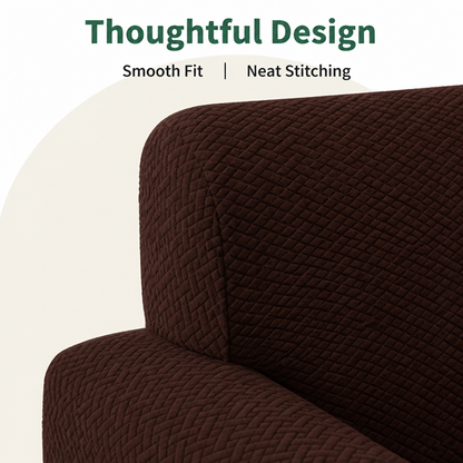 Ortekor Four-Way Stretch & Non-Slip Sofa Cover (Foam Rods)