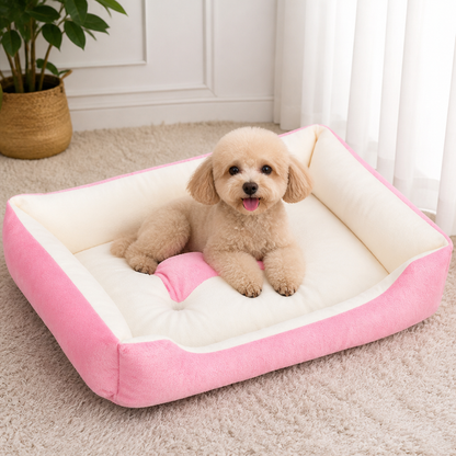 Ortekor Handmade Donut Plush Bolster Bed (Multiple Sizes)