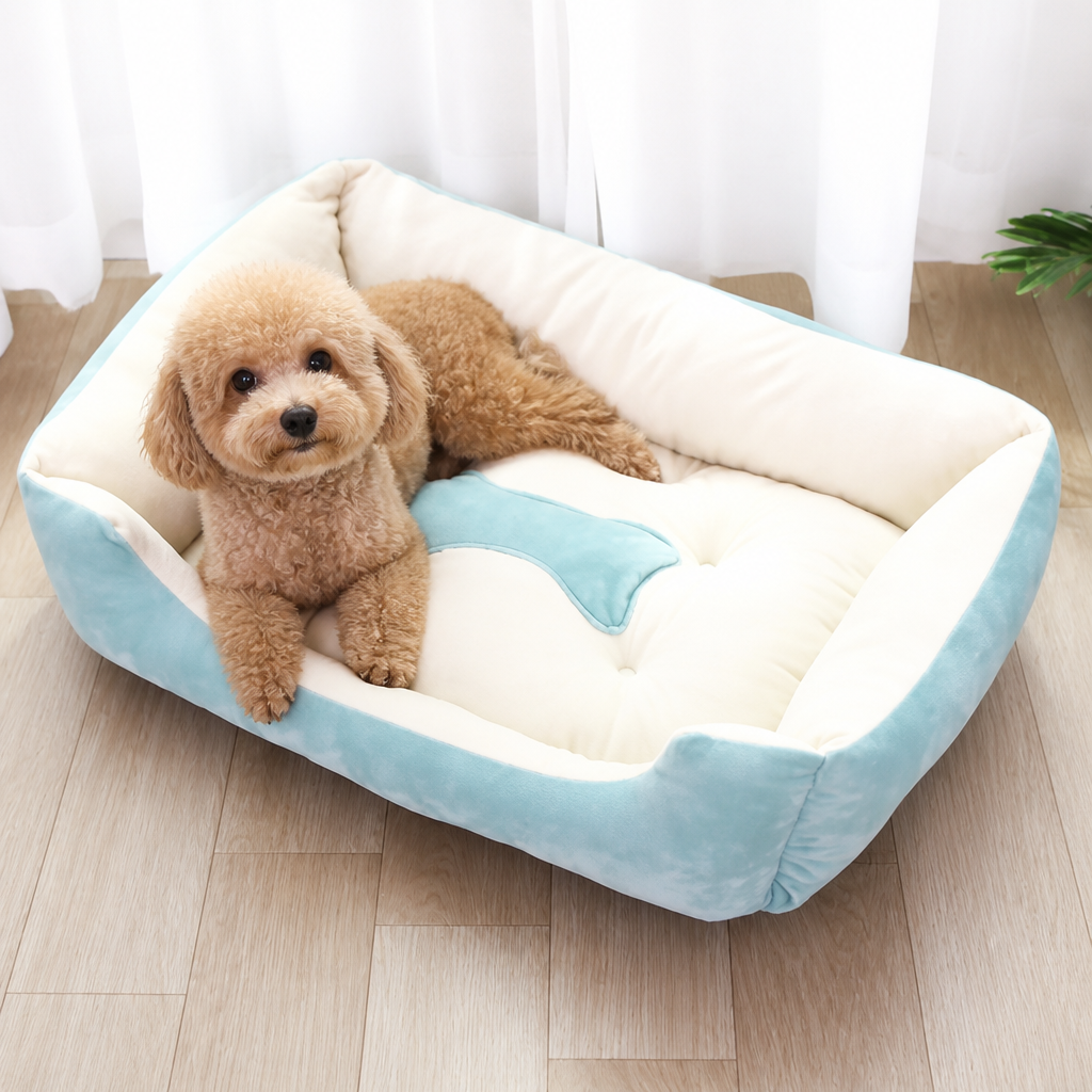 Ortekor Handmade Donut Plush Bolster Bed (Multiple Sizes)