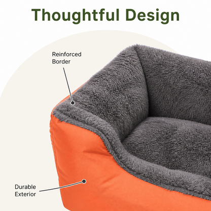 Ortekor Handmade Donut Plush Bolster Bed (Multiple Sizes)