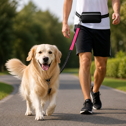 Ortekor Hands-Free Adjustable Waist & Chest Dog Leash