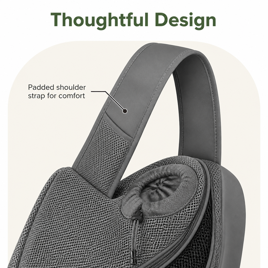 Ortekor Hands-Free Breathable Sling Carrier (Safety Hook)