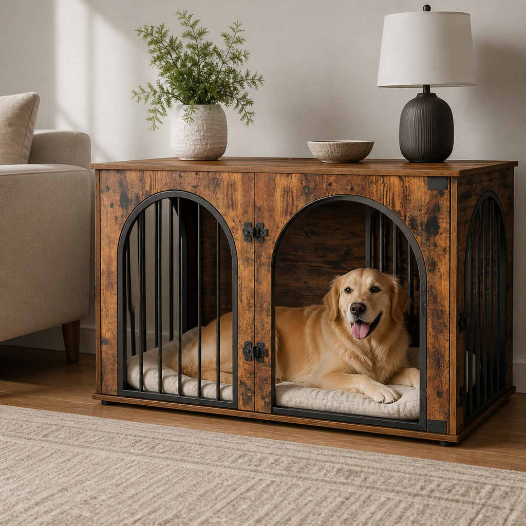 Ortekor Heavy-Duty Anti-Escape Dog Crate