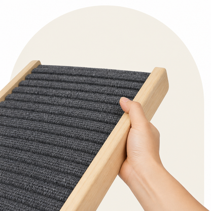 Ortekor Height-Adjustable & Foldable Non-Slip Dog Ramp