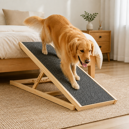 Ortekor Height-Adjustable & Foldable Non-Slip Dog Ramp