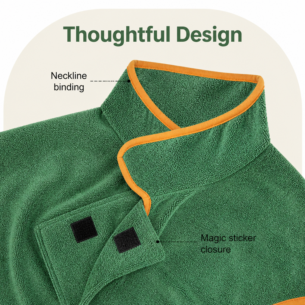 Ortekor Highly Absorbent & Quick-Dry Pet Bathrobe