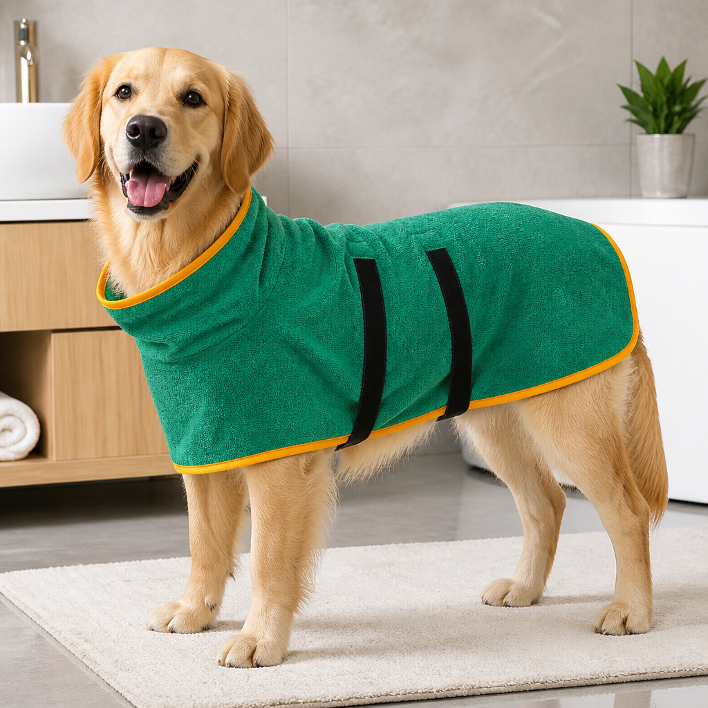 Ortekor Highly Absorbent & Quick-Dry Pet Bathrobe
