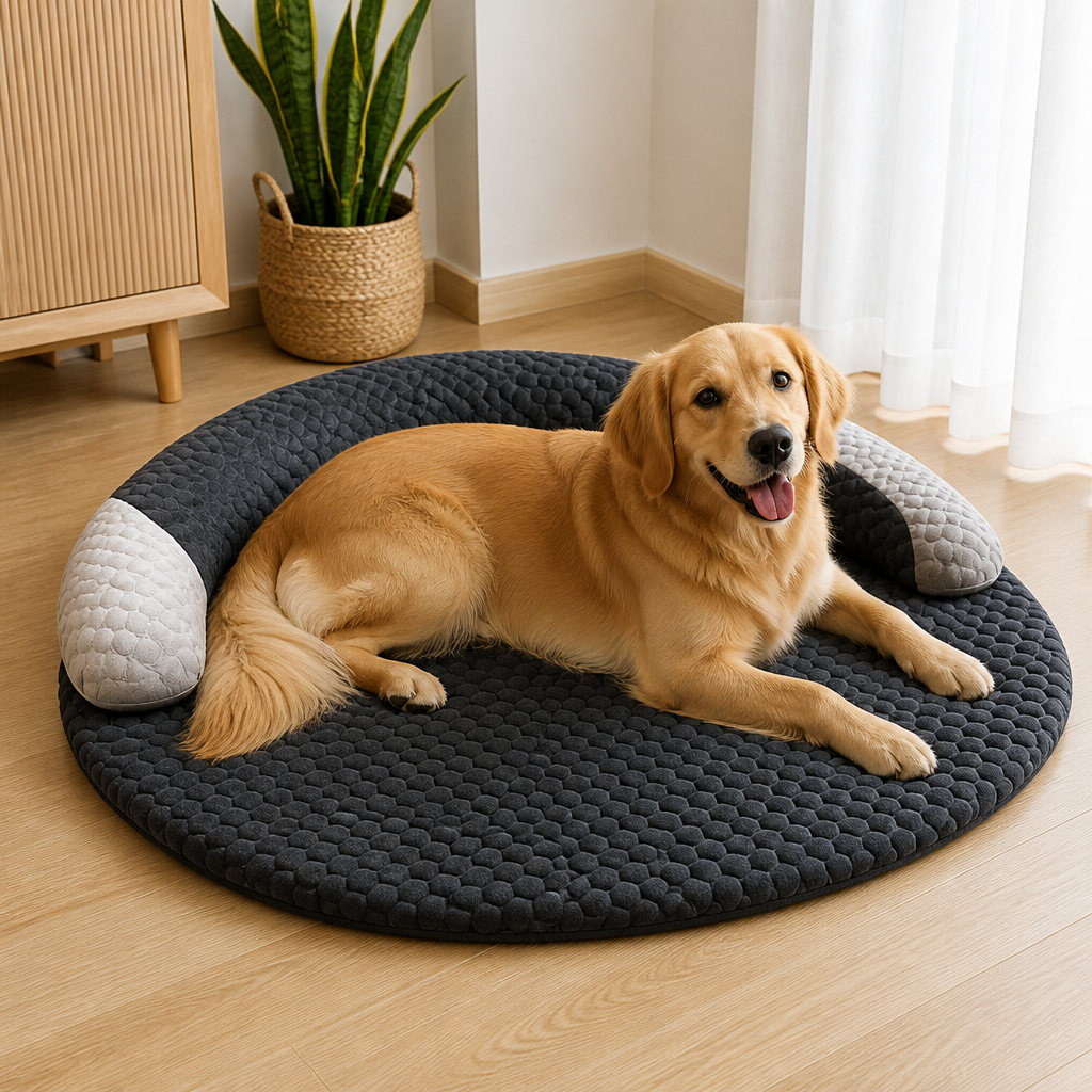 Ortekor Honeycomb Cooling Non-Slip Dog Mat (Removable Cover)