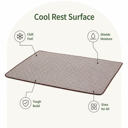 Ortekor Ice Silk Cooling & Moisture-Proof Pet Mat