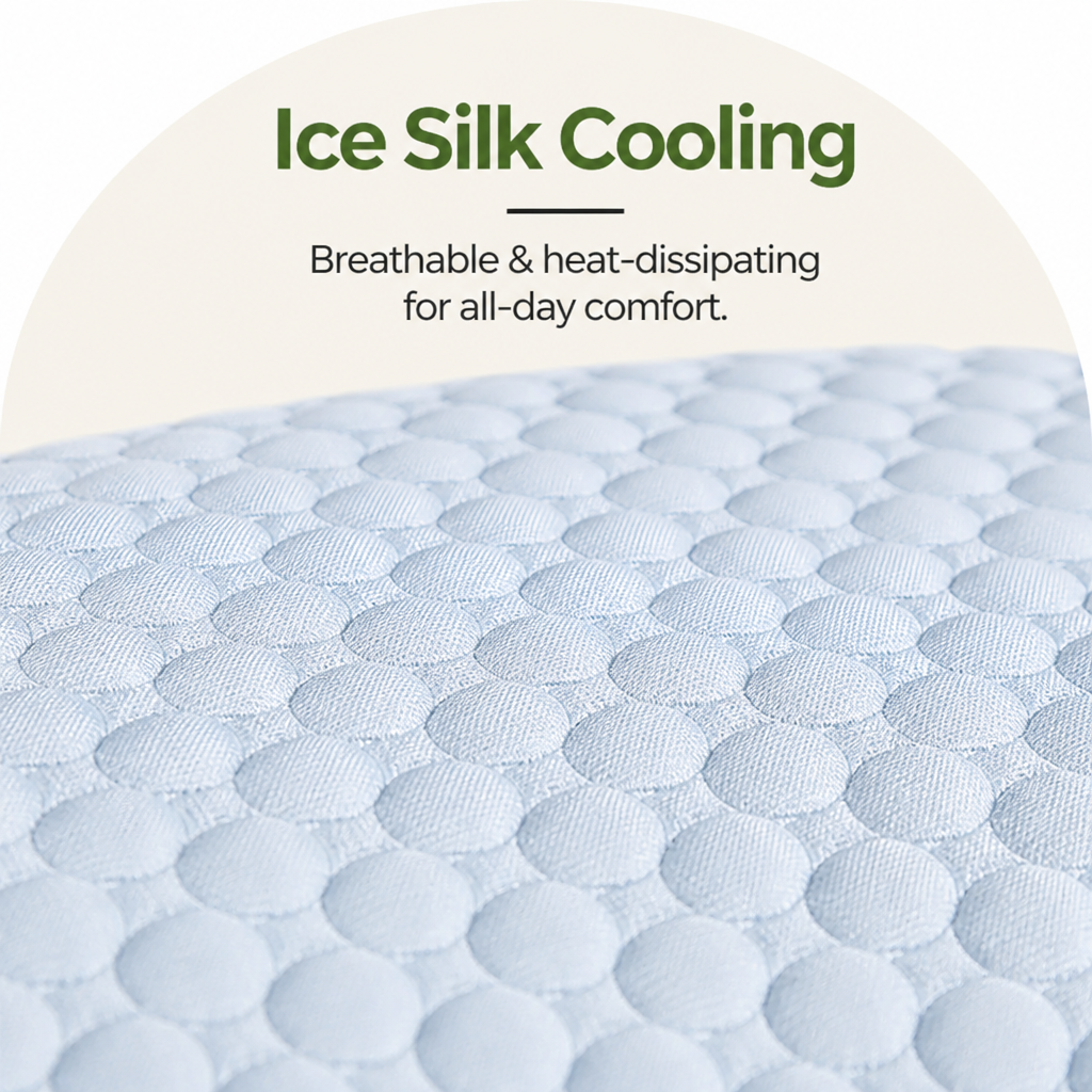 Ortekor Ice Silk Cooling & Non-Slip Pet Mat