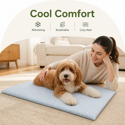 Ortekor Ice Silk Cooling & Non-Slip Pet Mat