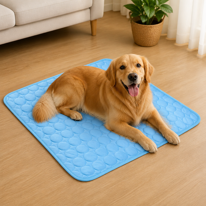 Ortekor Instant Cooling Ice Silk Quilted Pet Mat