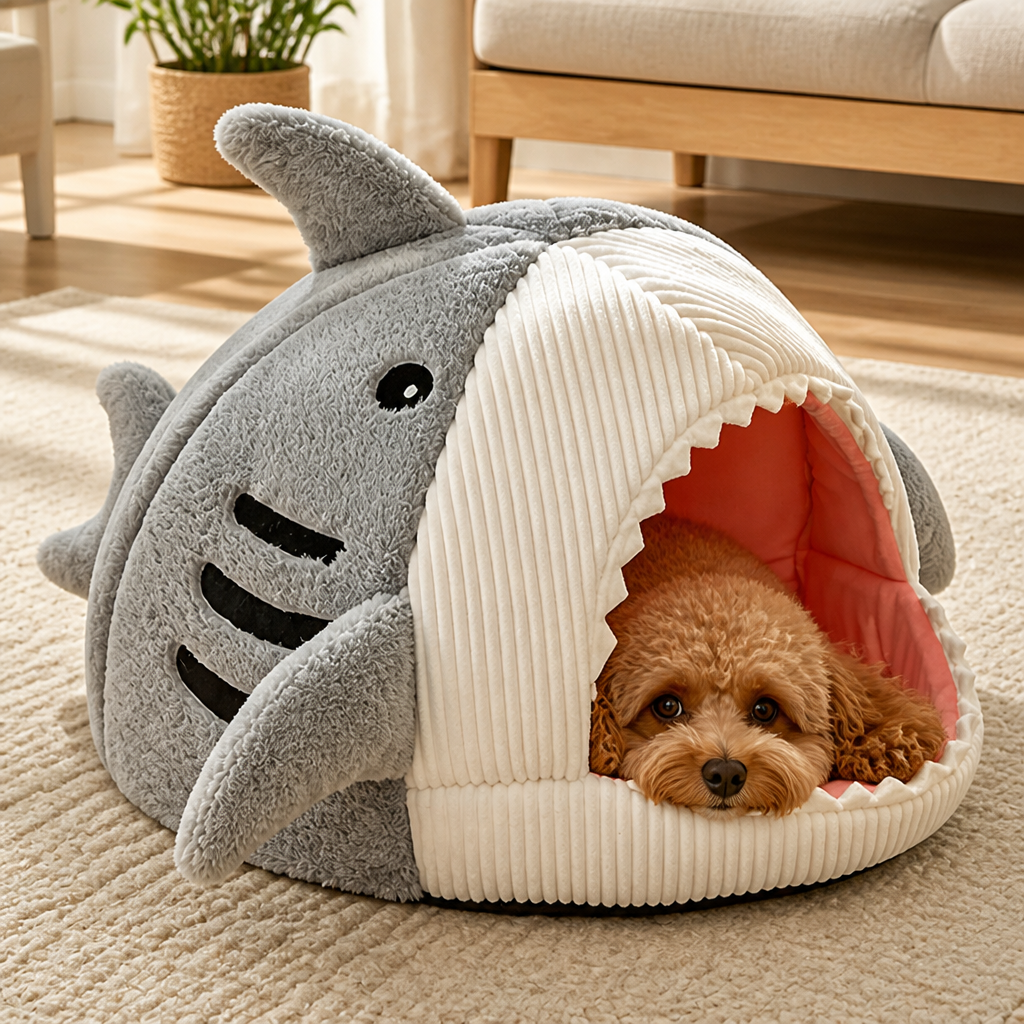 Ortekor Insulated Enclosed Plush Cat Bed