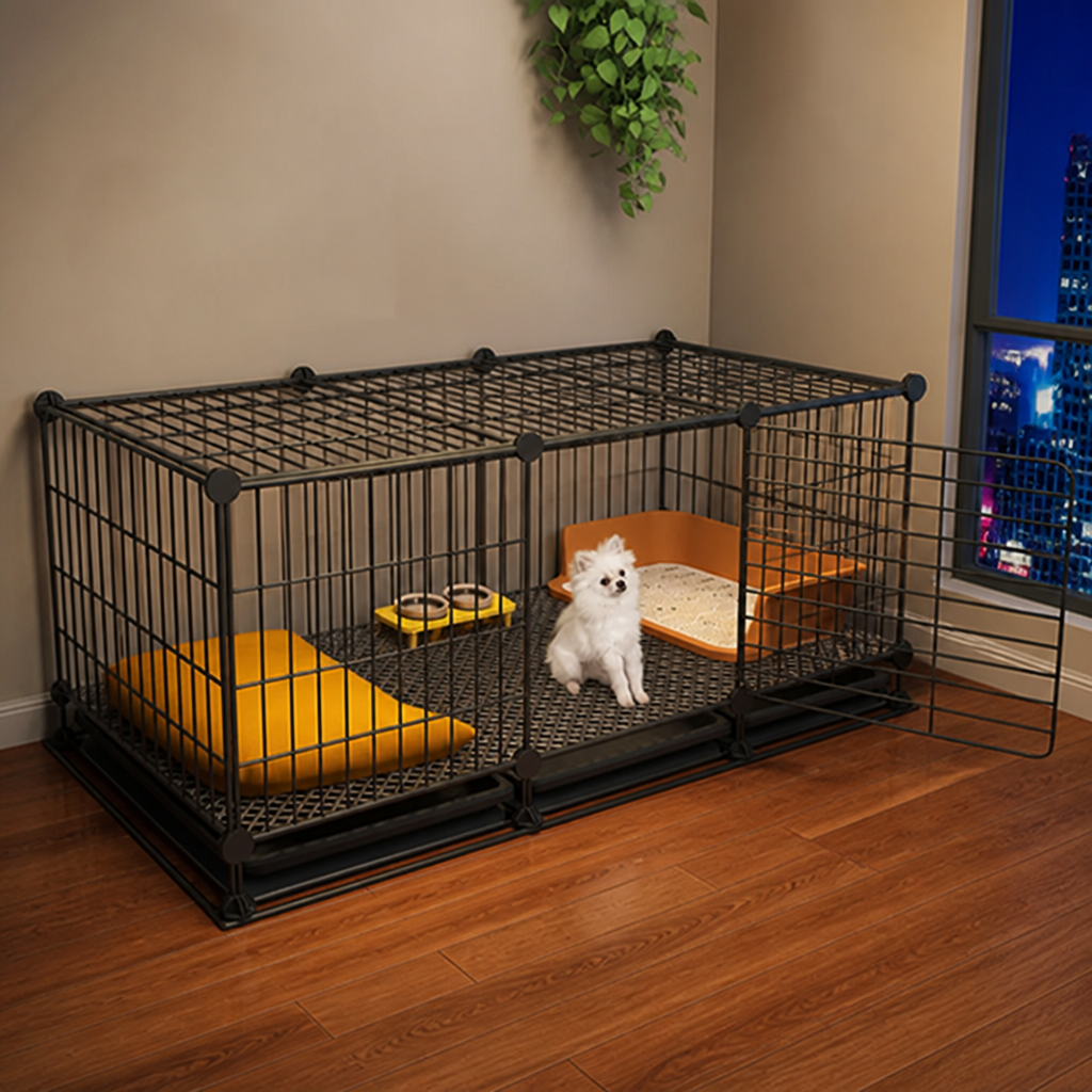 Ortekor Insulated & Separate Toilet Small Dog Kennel