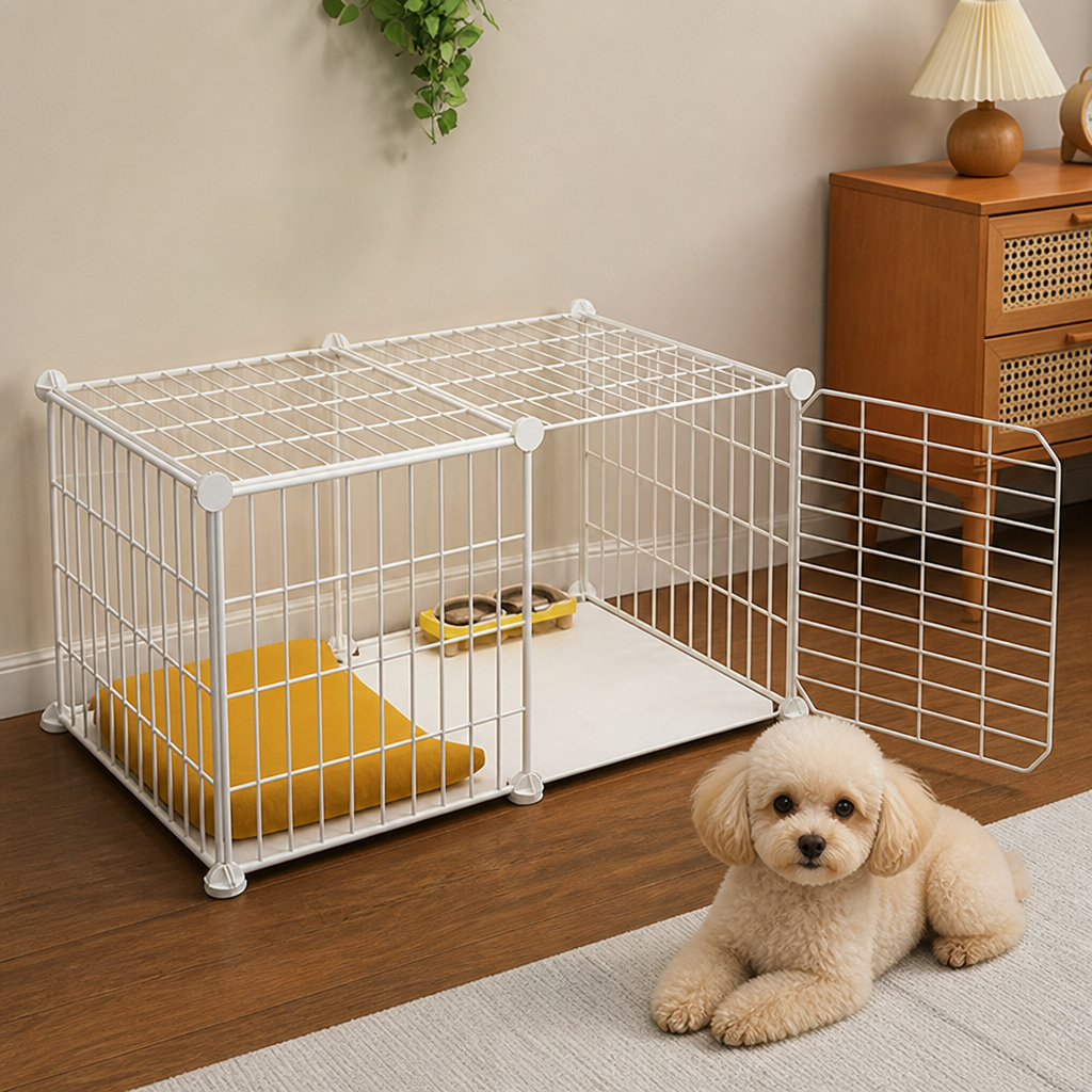 Ortekor Insulated & Separate Toilet Small Dog Kennel