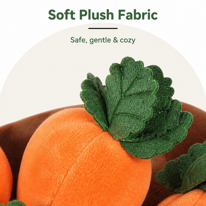 Ortekor Interactive Plush Carrot Snuffle Mat