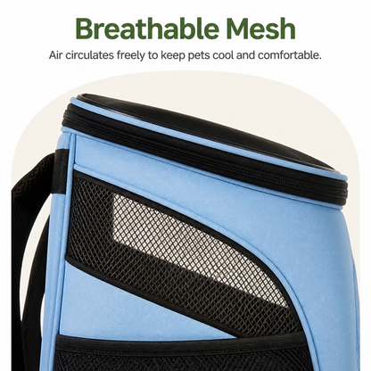 Ortekor Large Capacity & Breathable Mesh Dog Backpack (Foldable)