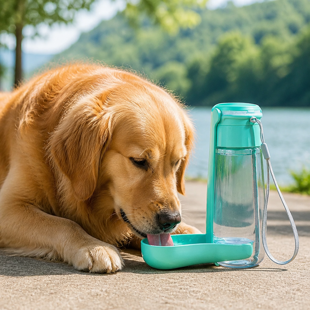 Ortekor Leak-Proof Foldable Pet Water Bottle
