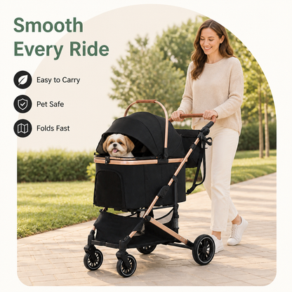Ortekor Lightweight Foldable Pet Stroller