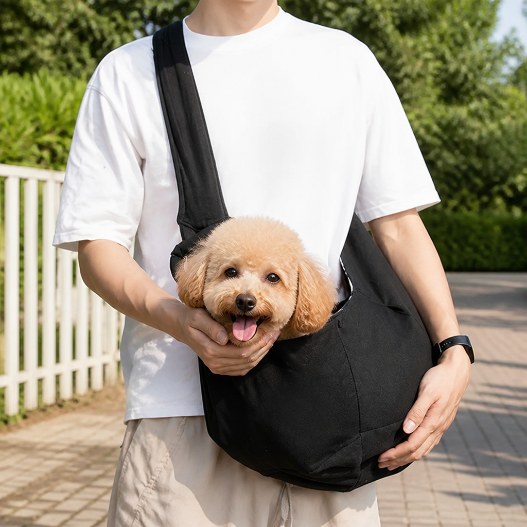 Ortekor Lightweight Polyester Single-Shoulder Sling Carrier (Phone Pocket)