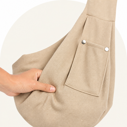 Ortekor Lightweight Polyester Single-Shoulder Sling Carrier (Phone Pocket)