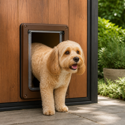 Ortekor Lockable & Insulated Dog Door (Easy Install)