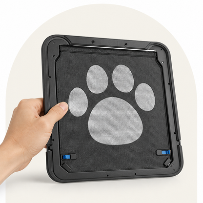 Ortekor Lockable Magnetic & Easy Install Pet Door (Windows & Gates)