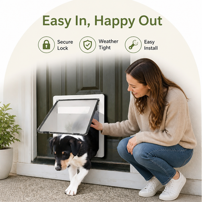 Ortekor Lockable Privacy Flap & Insulated Dog Door