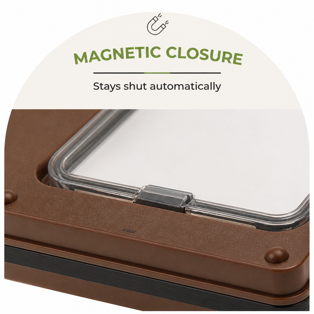 Ortekor Magnetic Self-Closing Pet Flap Door