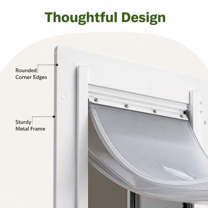 Ortekor Metal Frame Weatherproof & Lockable Pet Door