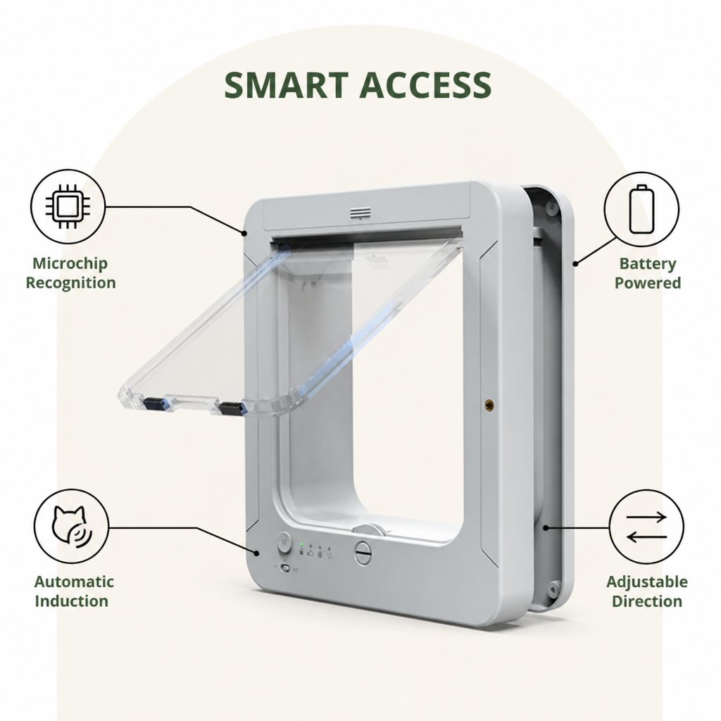 Ortekor Microchip-Activated Automatic Pet Door (XL)