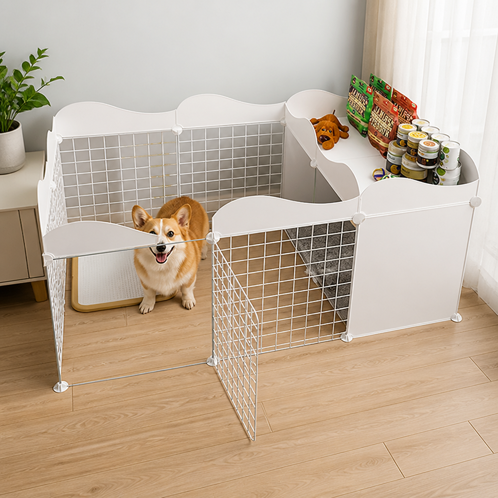 Ortekor Modular DIY & Integrated Toilet Dog Kennel