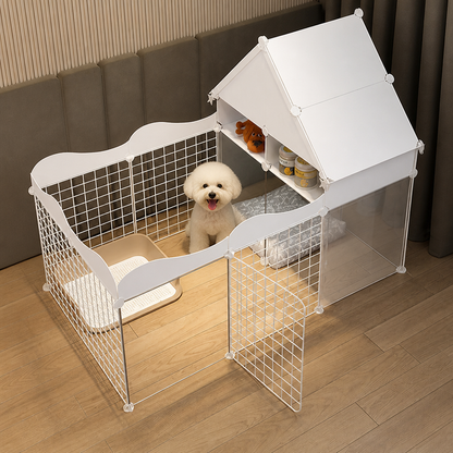 Ortekor Modular DIY & Integrated Toilet Dog Kennel