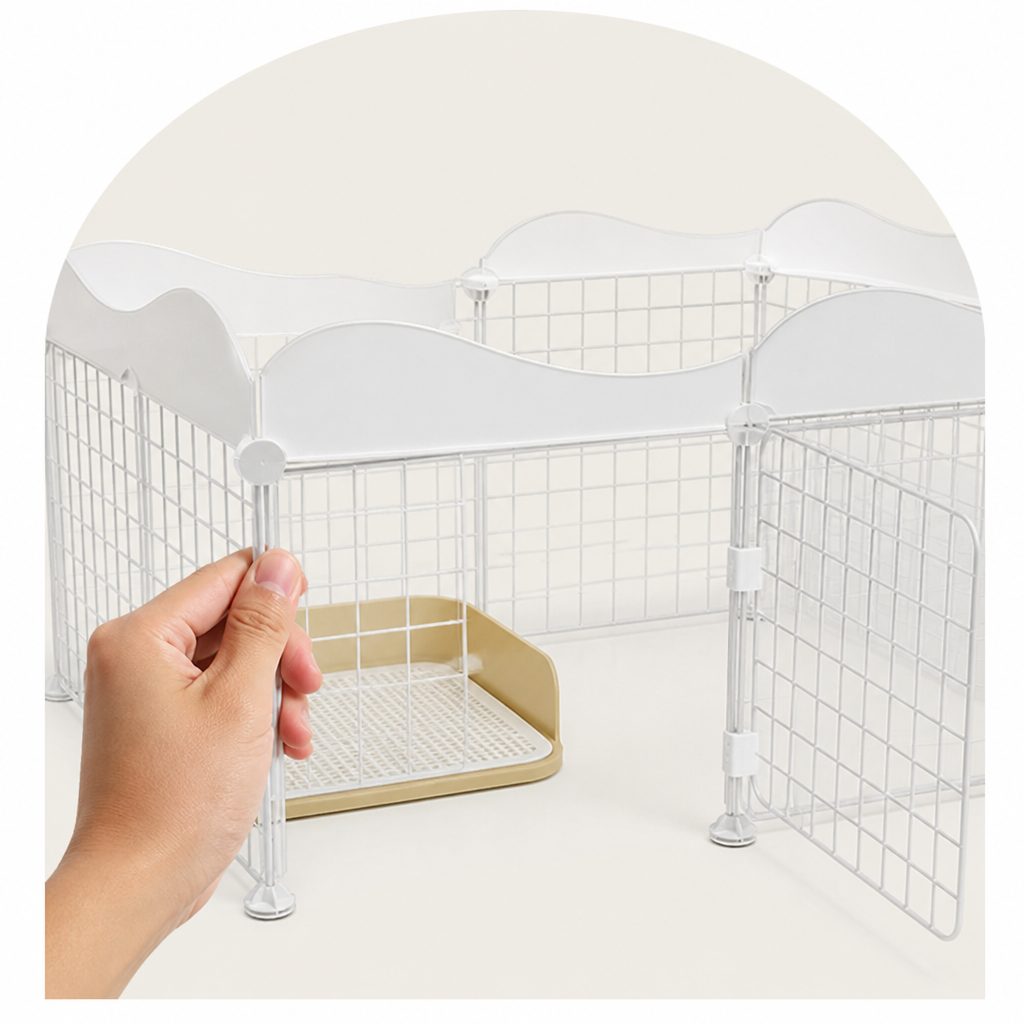 Ortekor Modular DIY & Integrated Toilet Dog Kennel