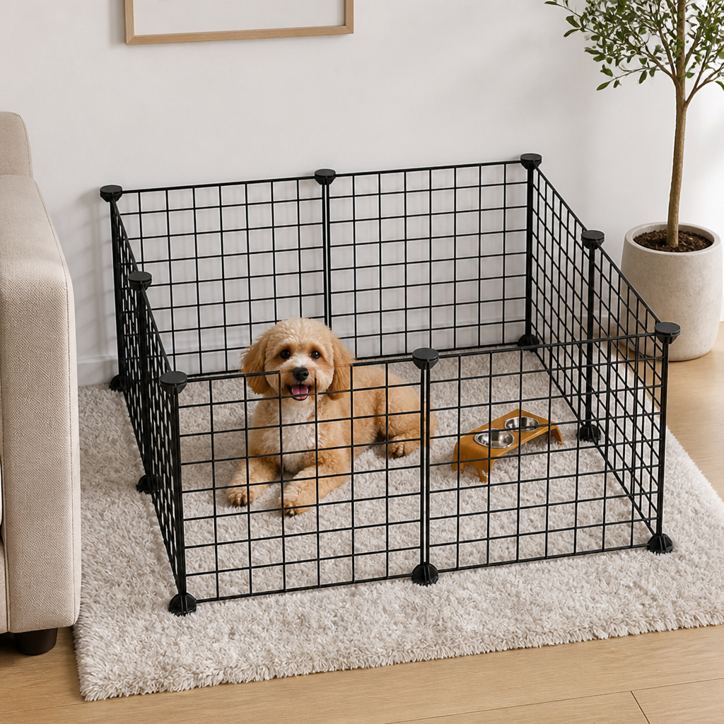 Ortekor Modular Wire Mesh Playpen