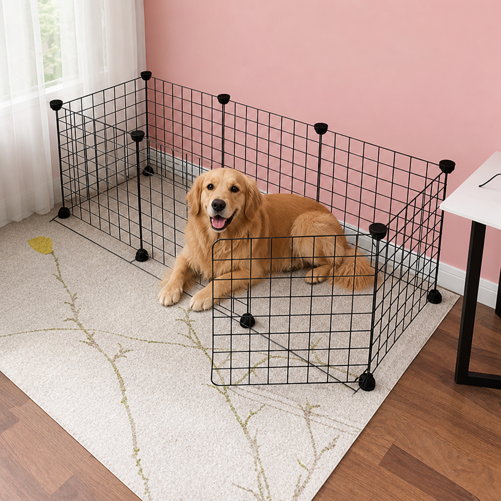 Ortekor Modular Wire Mesh Playpen